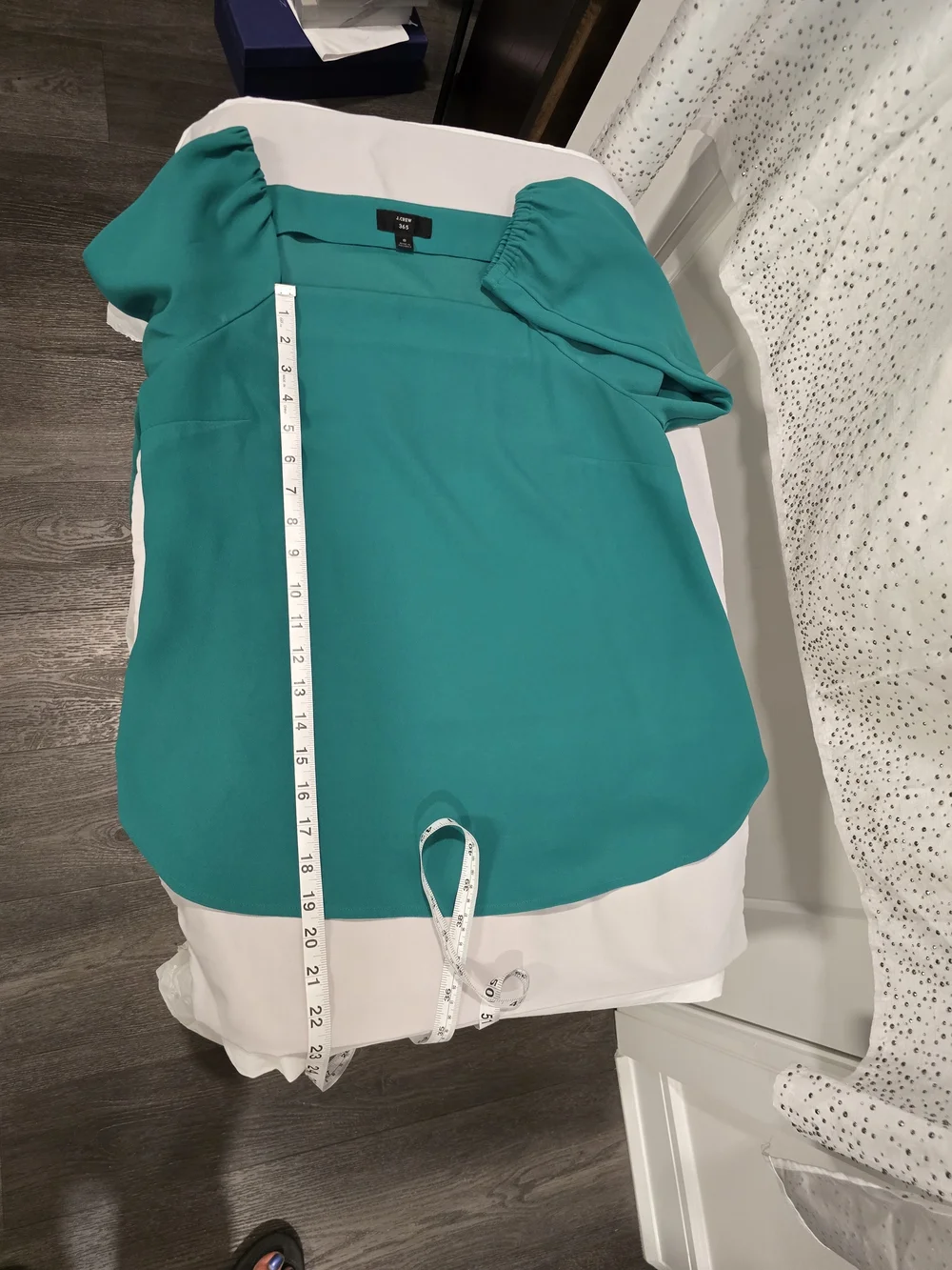 J.Crew 364 Square-Neck Long Sleeve Blouse Sz 8